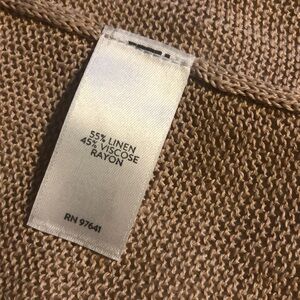 Linen/Viscose LP Soft Peach color new never worn